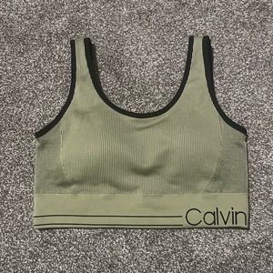 Calvin Klein Ribbed Sports Bra